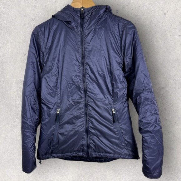 Lululemon Layer Up Jacket Indigo Blue Size 6 Puffer Reversible Lightweight Coat - Picture 10 of 16